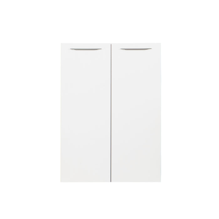 COPPIA ANTE DISEGNO 75XH105CM BIANCHE LACCATE