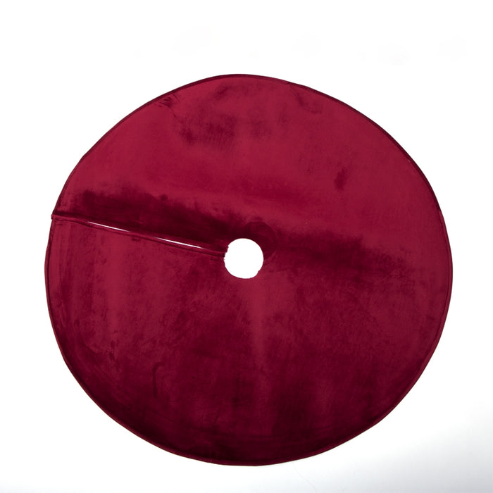 COPRIBASE ALBERO D.120CM BORDEAUX IN VELLUTO