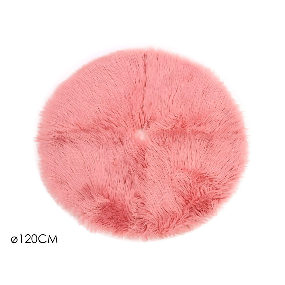 COPRIBASE ALBERO PELLICCIA 120CM ROSA