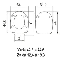 SEDILE COPRIWC PASSEPARTOUT IN TERMOINDURENTE