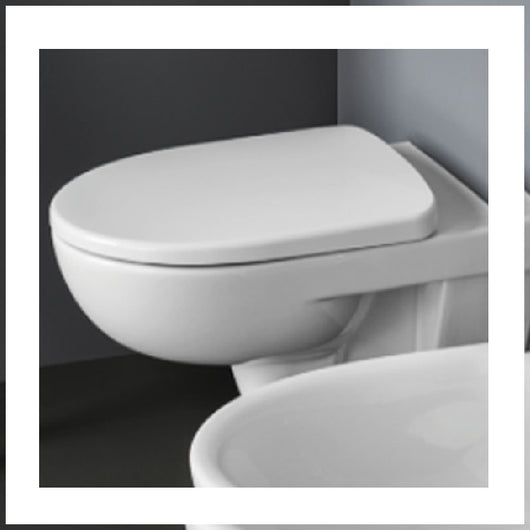 SEDILE COPRIWC SELNOVA IN DUROPLAST BIANCO