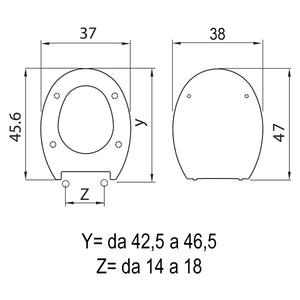 SEDILE COPRIWC REVERSE IN TERMOINDURENTE BIANCO