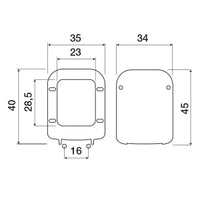 SEDILE COPRIWC DOUBLE IN TERMOINDURENTE COLORE BIANCO COMPATIBILE CON LA SERIE CONCA DI IDEAL STANDARD