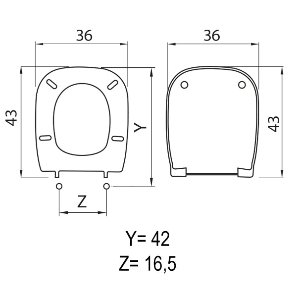 SEDILE COPRIWC D-CODE IN TERMOINDURENTE BIANCO
