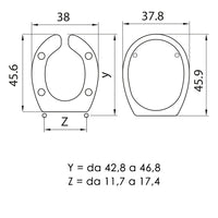 SEDILE COPRIWC HELP IN TERMOINDURENTE BIANCO