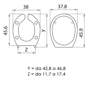 SEDILE COPRIWC HELP IN TERMOINDURENTE BIANCO