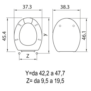 SEDILE COPRIWC MAMBO IN TERMOINDURENTE BIANCO