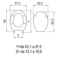 SEDILE COPRIWC Z 2 IN TERMOINDURENTE BIANCO