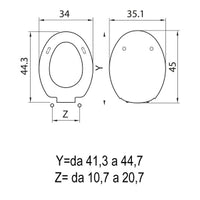 SEDILE COPRIWC TANGO IN TERMOINDURENTE BIANCO