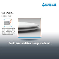 SEDILE COPRIWC SHAPE IN TERMOINDURENTE BIANCO