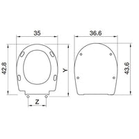 SEDILE COPRIWC VALENCIA IN TERMOINDURENTE BIANCO