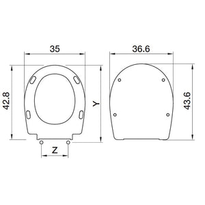 SEDILE COPRIWC VALENCIA IN TERMOINDURENTE BIANCO