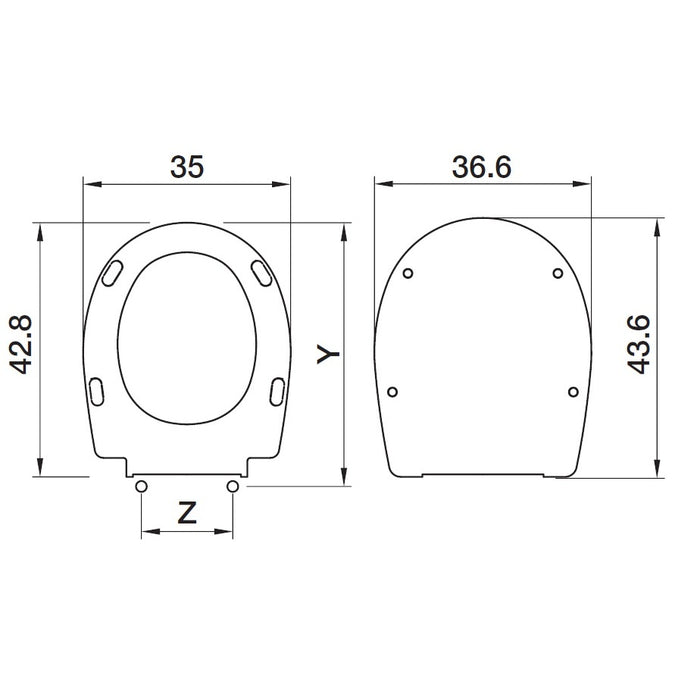 SEDILE COPRIWC VALENCIA IN TERMOINDURENTE BIANCO