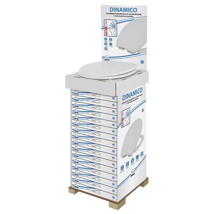 SEDILE COPRIWC UNIVERSALE IN PP BIANCO