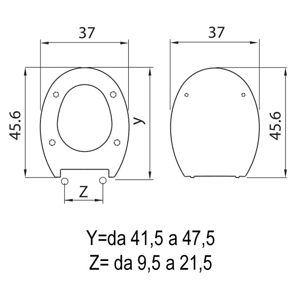 SEDILE COPRIWC SHAPE IN TERMOINDURENTE BIANCO