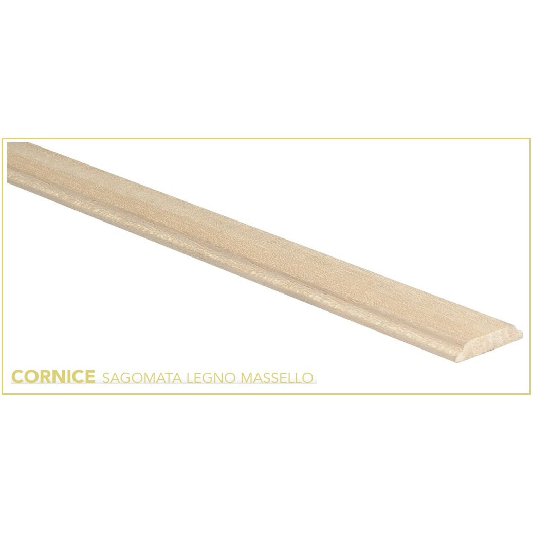 CORNICE SAGOMATA 2.3X0.45X200CM MASSELLO GREZZO