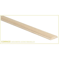 CORNICE SAGOMATA 2.3X0.45X200CM MASSELLO GREZZO