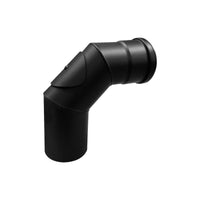 CURVA A 90 D.80MM ISPEZIONE PELLET SPESSO 1.2MM