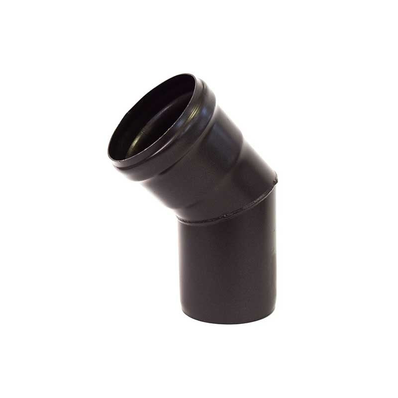 CURVA A 45 D.80MM PELLET SPESSO 1.2MM