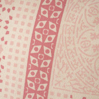 CUSCINO 45X45CM PANSY ROSA IN COTONE E POLIESTERE