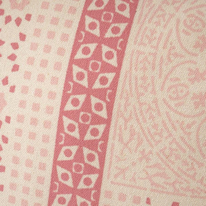 CUSCINO 45X45CM PANSY ROSA IN COTONE E POLIESTERE