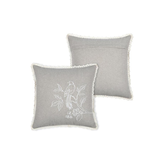 CUSCINO CLARINE 40X40CM BEIGE IN POLICOTONE.