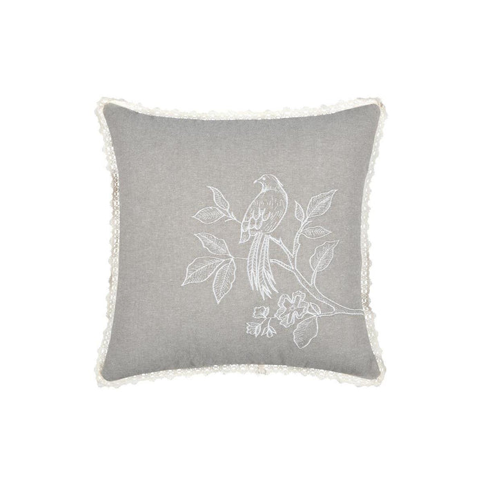 CUSCINO CLARINE 40X40CM BEIGE IN POLICOTONE.