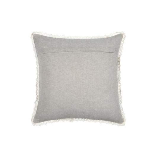 CUSCINO CLARINE 40X40CM BEIGE IN POLICOTONE.