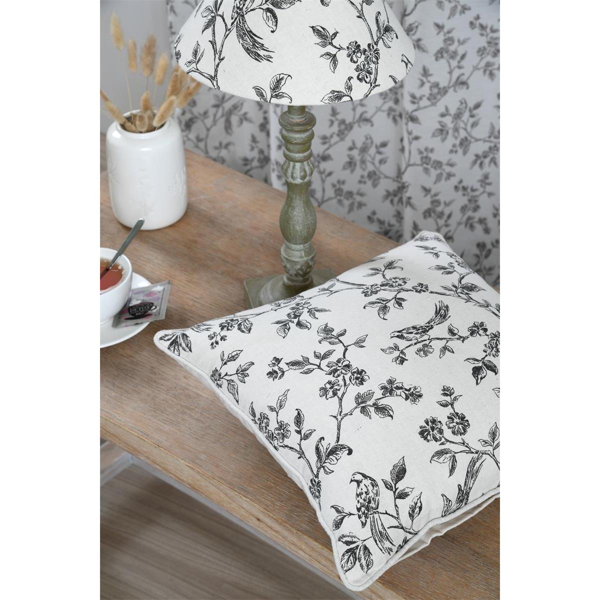 CUSCINO CLARINE 40X40CM ECRU' IN POLICOTONE.