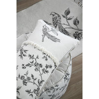 CUSCINO CLARINE 30X50CM ECRU' IN POLICOTONE.