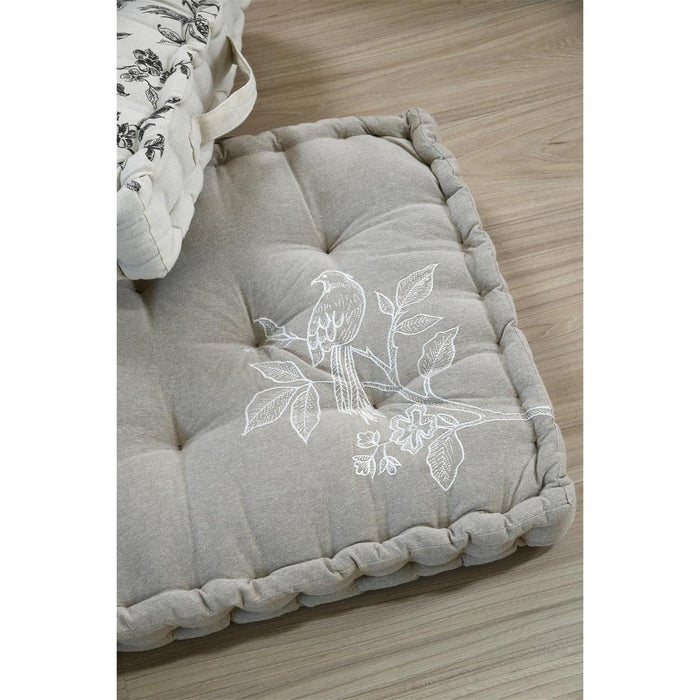 CUSCINO PAVIMENTO CLARINE 45X45XH10CM BEIGE.