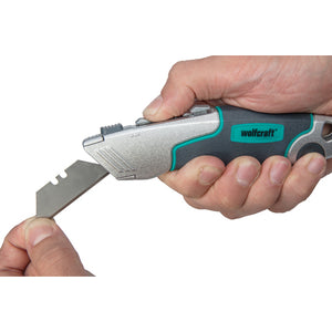 CUTTER DOPPIA LAMA TRAPEZOIDALE E AD UNCINO