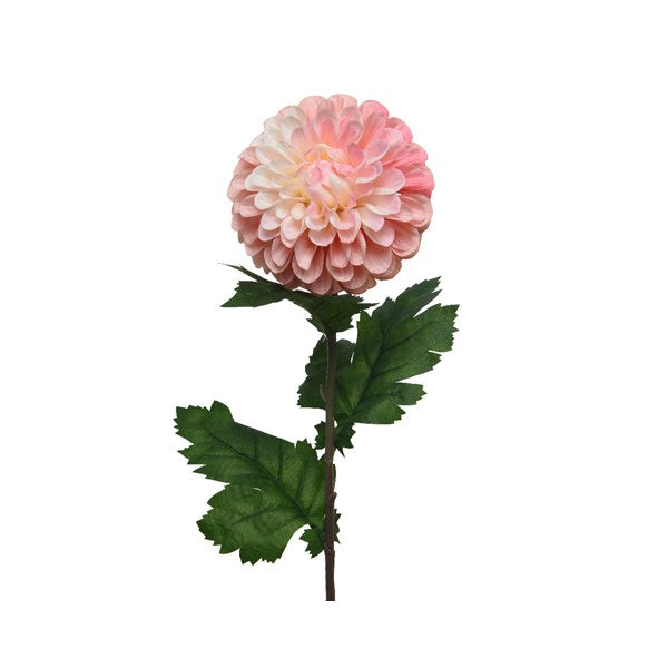 DALIA DECORATIVA ROSA H75CM