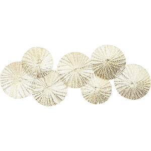 DECORAZIONE DA PARETE HALO 55X22X1CM ORO IN FERRO