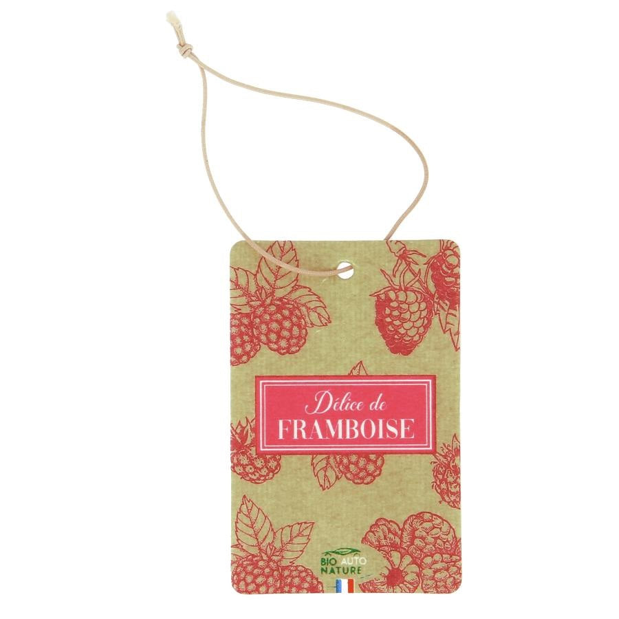 DEODORANTE AUTO LAMPONE 100% BIO DA APPENDERE