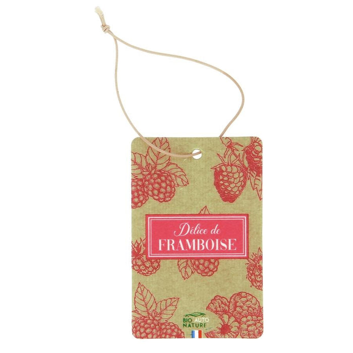 DEODORANTE AUTO LAMPONE 100% BIO DA APPENDERE