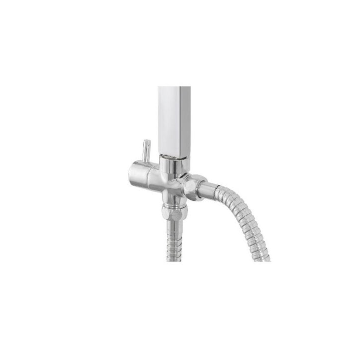 DEVIATORE COLONNE DOCCIA OTTONE CROMATO