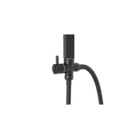 DEVIATORE COLONNE DOCCIA OTTONE NERO OPACO