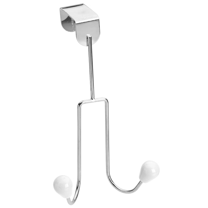 DIETROPORTA DOPPIO GANCIO GRANDE BIANCO