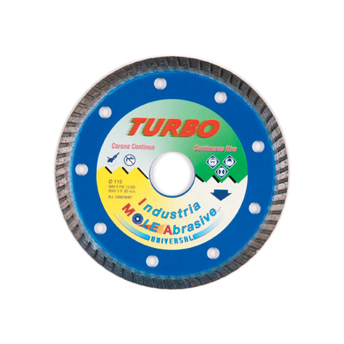 DISCO DIAMANTATO 125MM TURBO UNIVERSALE