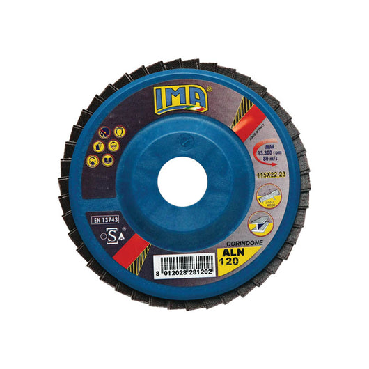 DISCO LAMELLARE CORINDONE 115X22MM A120