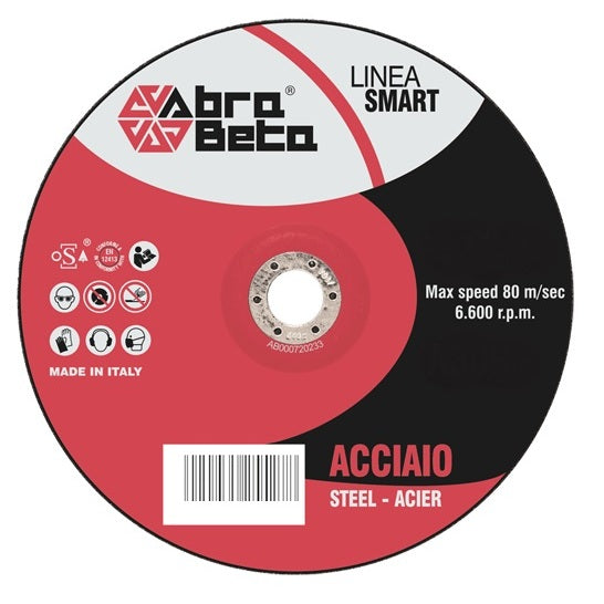 DISCO TAGLIO SMART ROSSO 230X2MM PER ACCIAIO