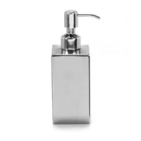 DISPENCER NEMESIA 6X6XH18CM INOX LUCIDO.