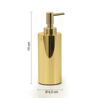 DISPENCER ELETTRA D.7XH19CM INOX COLOR ORO