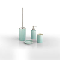 DISPENCER SABINA D.8XH19CM ACQUAMARINA.