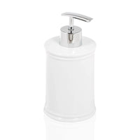 DISPENSER IMPERO D.8XH18CM BIANCO PORCELLANA