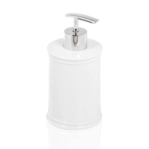 DISPENSER IMPERO D.8XH18CM BIANCO PORCELLANA