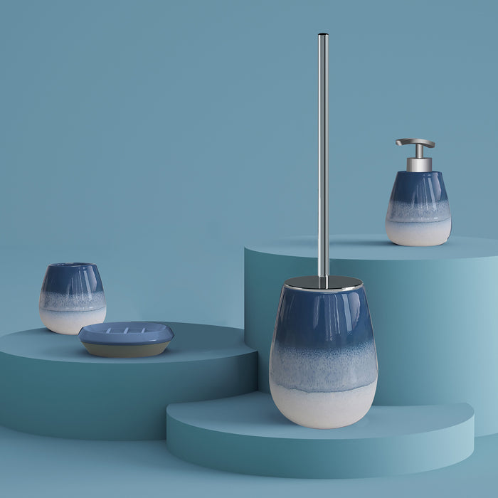 DISPENCER SHEJLA D.10XH16CM CERAMICA BLU