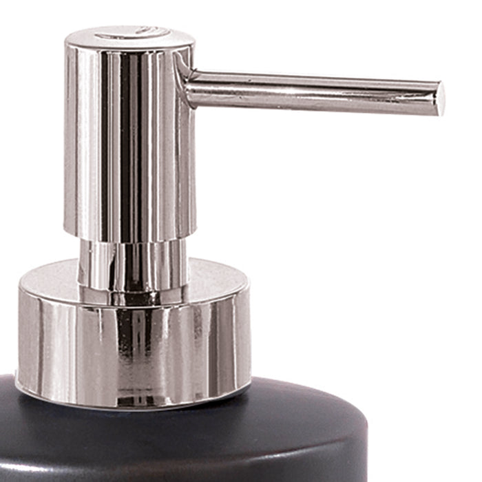 DISPENCER ILARY D.7XH17CM NERO MATT E SUGHERO.