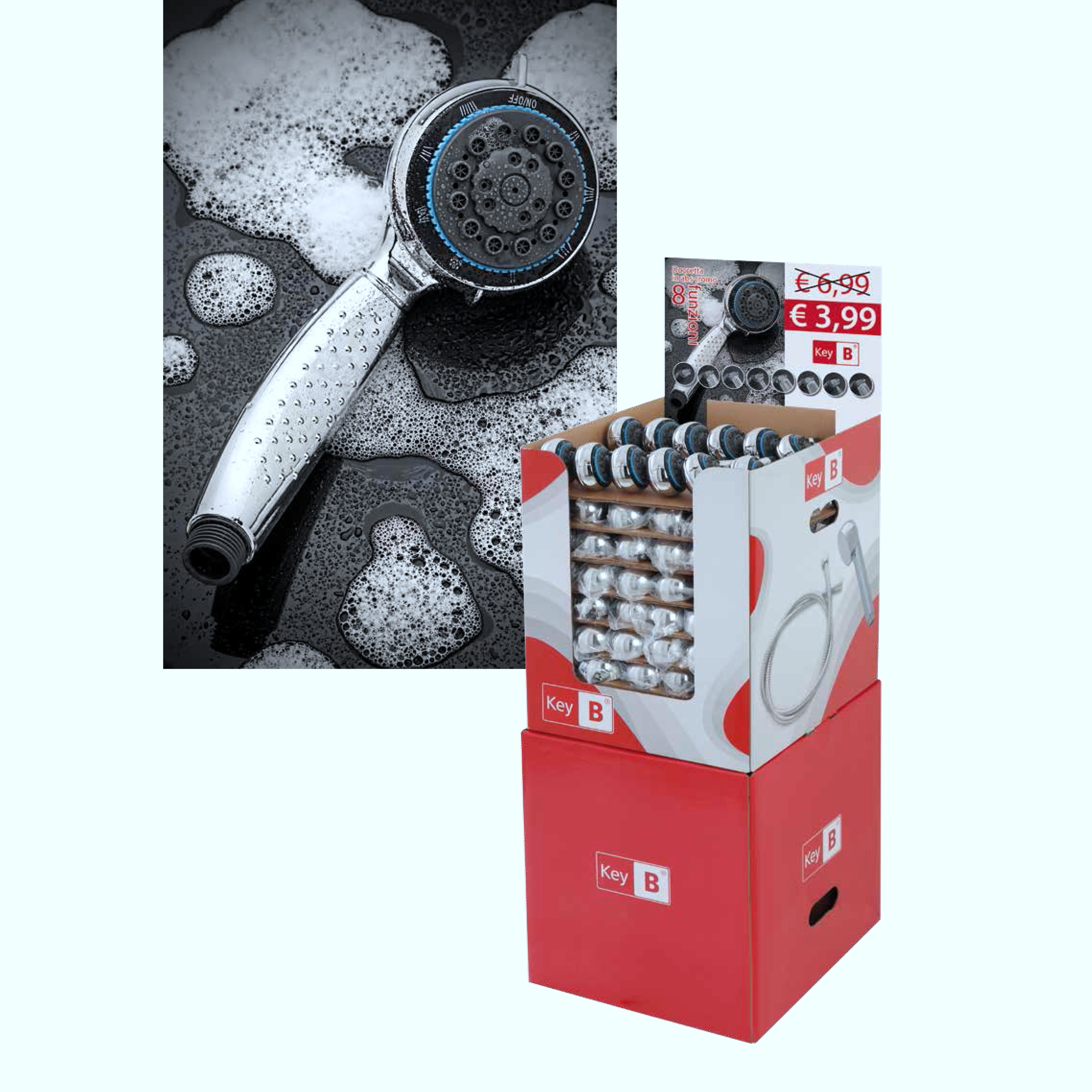 DOCCETTA 8 FUNZIONI IN ABS CROMO